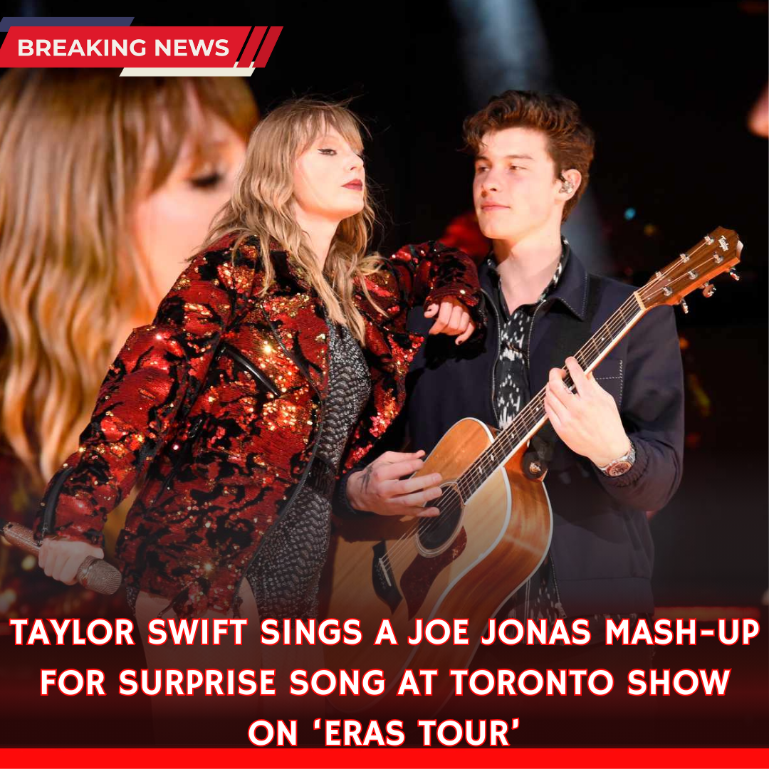 AMAZING!! Taylor Swift Sings A Joe Jonas Mash-Up For Surprise Song At ...